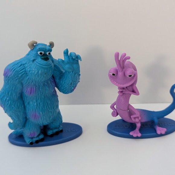 Disney Pixar Monsters Inc Collector Mini Figures Bundle Lot of 4 Sully Mike Roz - Picture 2 of 4